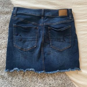 American Eagle denim stretch mini-skirt